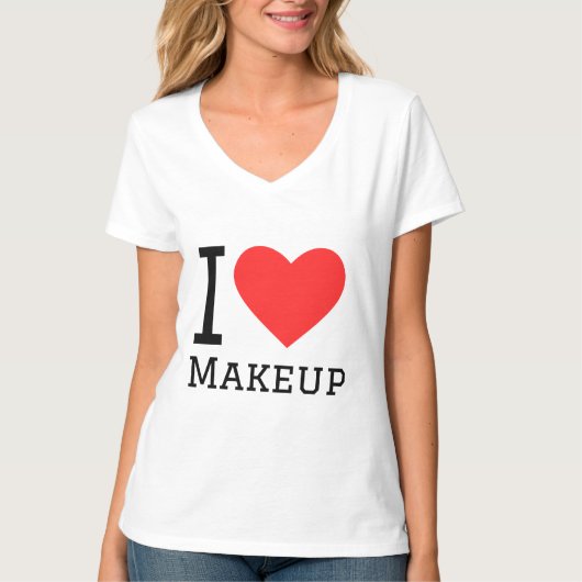 T-shirt J'adore le maquillage (Devant)