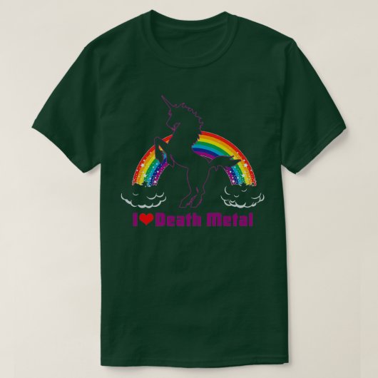 T-SHIRT J'ADORE LE MÉTAL MORT (Design devant)