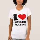 T-SHIRT J'ADORE LE PATINAGE ROLLER (Devant)
