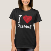 T-shirt J'adore le Pickleball | Pickleball de retraite noi (Devant)