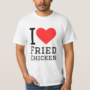 T-shirt J'adore le poulet frit