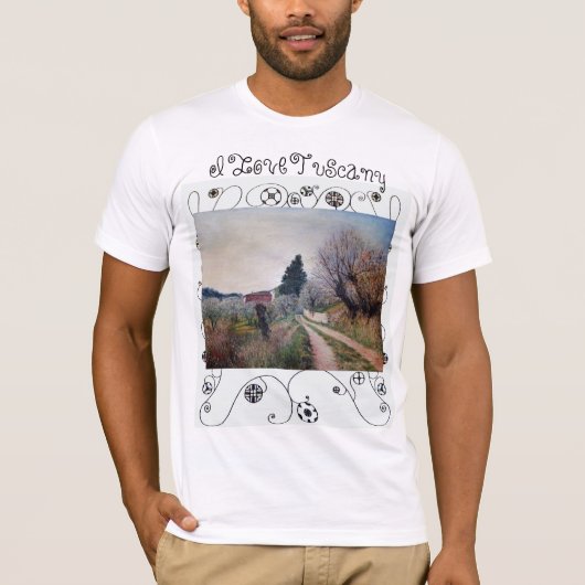 T-SHIRT J'ADORE LE PRINTEMPS LE PLUS ANCIEN ET TOSCANE AU (Devant)