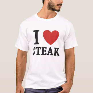 T-shirt J'adore le Steak – Chemise drôle pour les amateurs