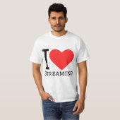 T-shirt J'adore le streaming (Devant entier)