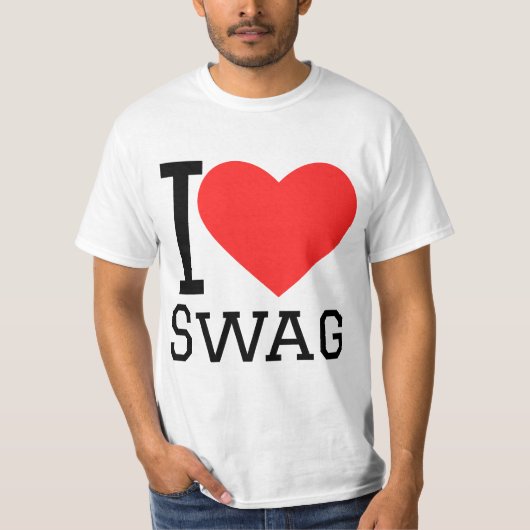 T-shirt J'adore le swag (Devant)