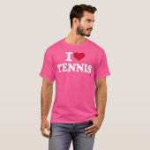 T-shirt J'adore le tennis (Devant entier)