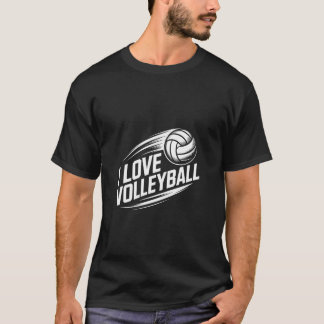 T-shirt J'adore l'équipement pour passionnés de volley-bal