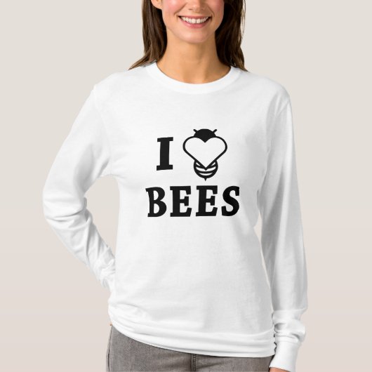 T-shirt J'adore les abeilles (Devant)