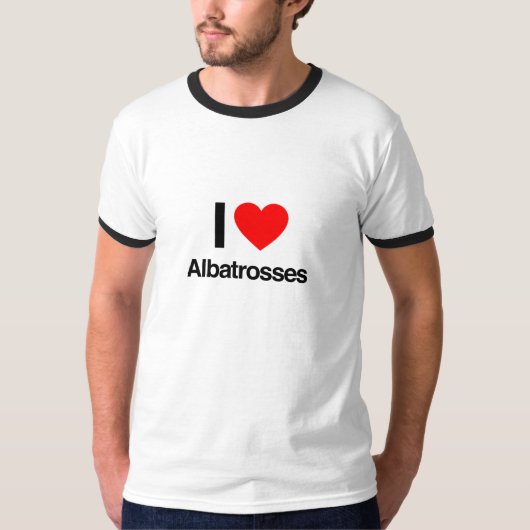 T-shirt j'adore les albatros (Devant)