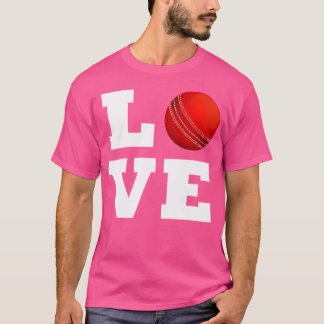 T-shirt J'adore les amateurs de cricket