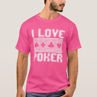 T-shirt J'adore les amis de poker