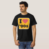 T-shirt J'adore les années 90 (Devant entier)