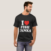 T-shirt J'adore les aquariums (Devant entier)