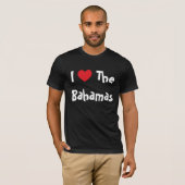 T-shirt J'adore les Bahamas (Devant entier)