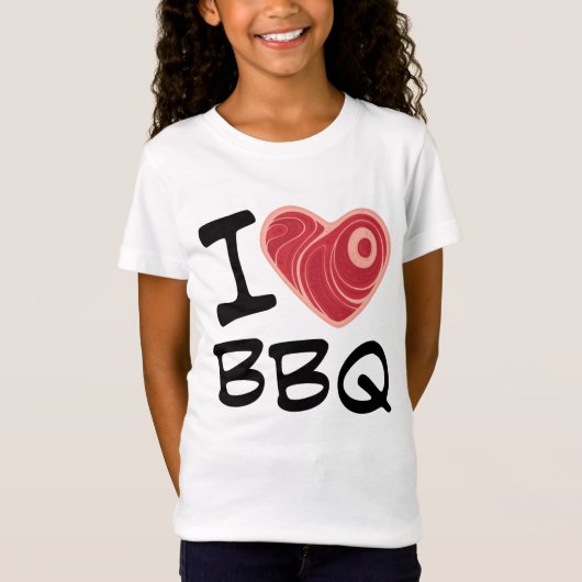 T-Shirt J'adore les BBQ (Devant)