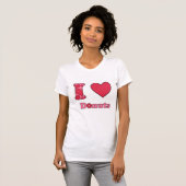 T-shirt J'adore les beignets (Devant entier)