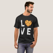 T-shirt J'adore les biscuits aux pépites de chocolat (Devant entier)