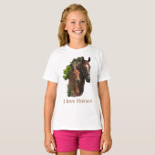 T-shirt J'adore les chevaux (Devant entier)
