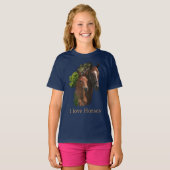 T-shirt J'adore les chevaux (Devant entier)