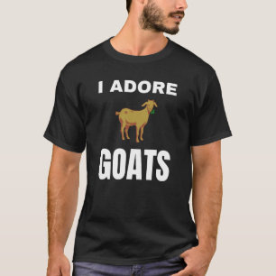 T-shirt J'adore les chèvres