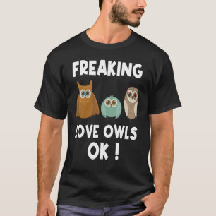 T-shirt J'adore les chouettes OK Owls