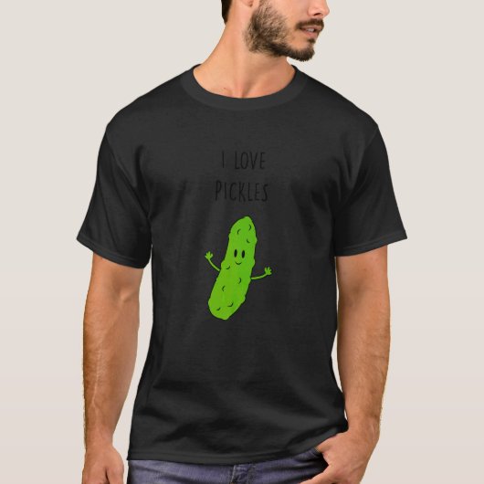 T-shirt J'adore les cornichons (Devant)