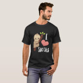 T-shirt J'ADORE LES Fentes Mignonnes Sloth (Devant entier)
