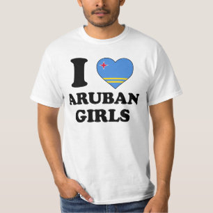 T-shirt J'adore les filles arubaines