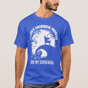 T-shirt J'adore les films d'horreur et mon tee-shirt Hallo