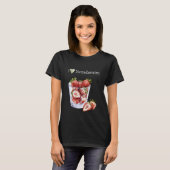 T-shirt J'adore les fraises (Devant entier)