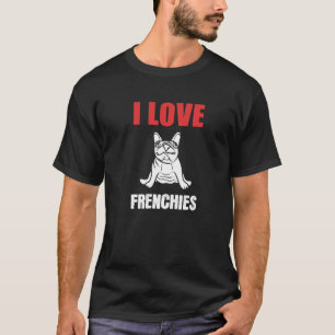 T-shirt J'adore les Frenchies Soigneur d'Animaux et