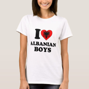 T-shirt J'adore les garçons albanais