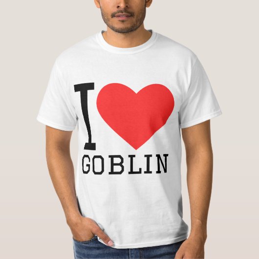 T-shirt J'adore les gobelins (Devant)
