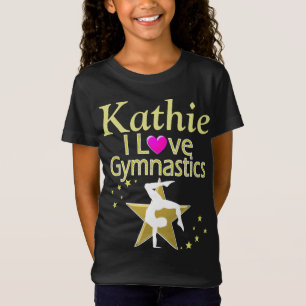 T-Shirt J'ADORE LES GYMNASTIQUES PERSONNALISÉS À LA CHEM