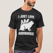 T-shirt J'adore les marmottes (Devant)