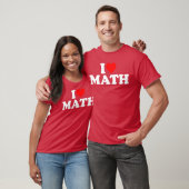 T-shirt J'adore les maths garçon (Unisexe)