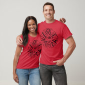 T-shirt J'ADORE LES MATHS rétro (Unisexe)