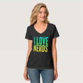 T-shirt J'adore les Nerds (Devant entier)