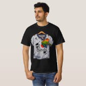 T-shirt J'adore les oiseaux (Devant entier)