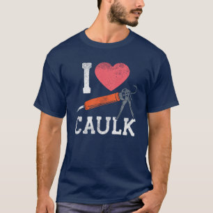 T-shirt J'adore les ouvriers du bâtiment qui font du calfe
