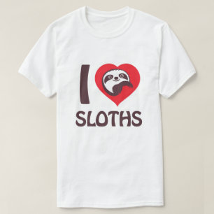 T-shirt J'adore les paresseux