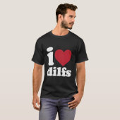 T-shirt J'adore les PDAP (Devant entier)