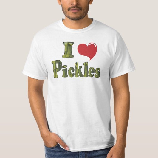 T-shirt J'adore les Pickles (Devant)