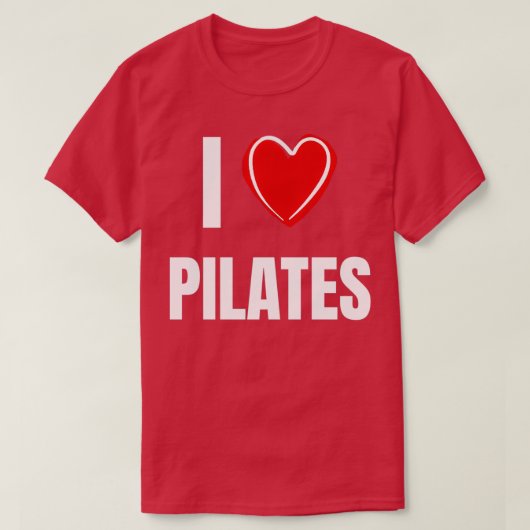 T-shirt J'adore les pilates (Design devant)