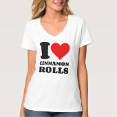 T-SHIRT J'ADORE LES ROLLES DE CINNAMON (Devant)