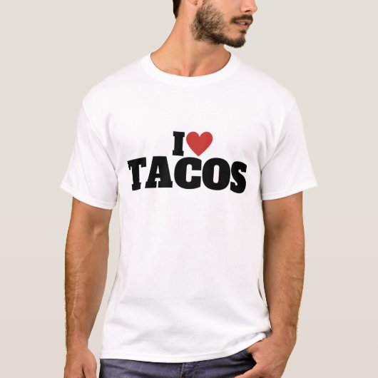 T-shirt J'adore les Tacos (Devant)