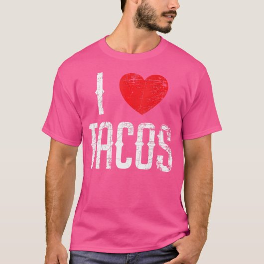 T-shirt J'adore les Tacos (Devant)