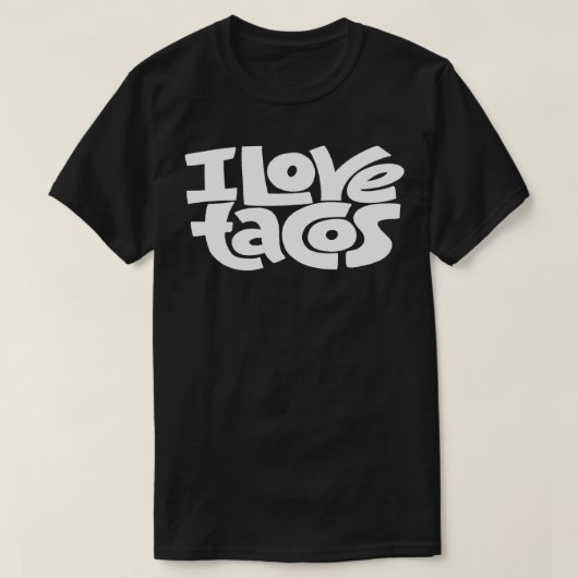 T-shirt J'adore les Tacos (Design devant)