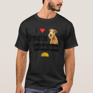 T-shirt J'adore les tacos et la nourriture mexicaine de mo