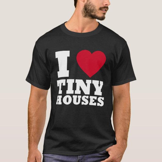 T-shirt J'adore les Tiny Houses (Devant)